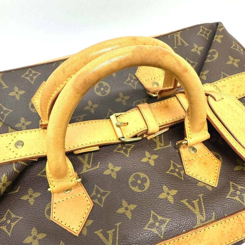 LOUIS VUITTON Authentic Brown Monogram Canvas Boston Bag - Picture 9 of 16